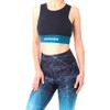 GIPARA FITNESS Women's Emma Bra, Black/Green