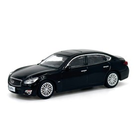 Paudi Model 1/64 Infiniti Q70L Model Car Mini Car Collection Black