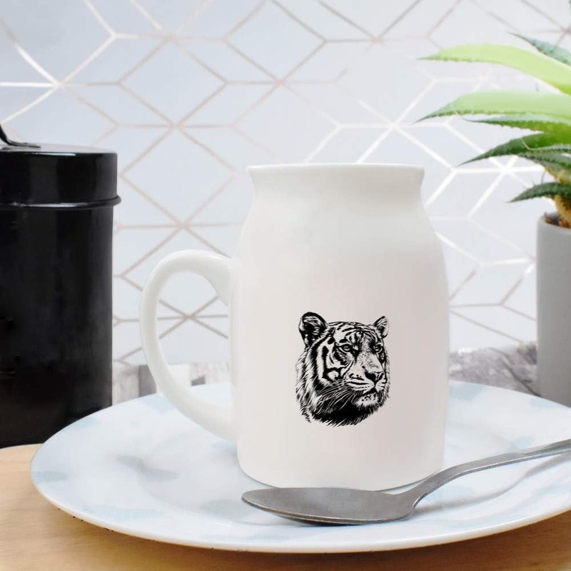 300ml 'Tiger Head' Ceramic Milk Jug (MJ00017770)