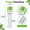 6-in-1 Digital Soil Tester for Plant Care – Backlit LCD