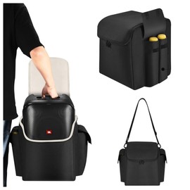 MegaDive Suitable for JBL PartyBox Encore Essential Bluetooth Speaker Multifunctional storage Bag Portable Party speaker case with microphone storage bag (JBL PartyBox Encore Essential)