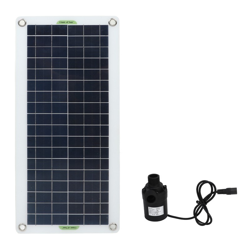 Solar Water Pump Kit 30W Polycrystalline Silicon 800L Per Hour