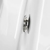 Homevacious Sink Basin Trim Overflow Cover Brushed Nickel Brass Insert