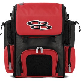 Boombah Mini Superpack Bat Bag BM-9014C23 Charcoal/Red
