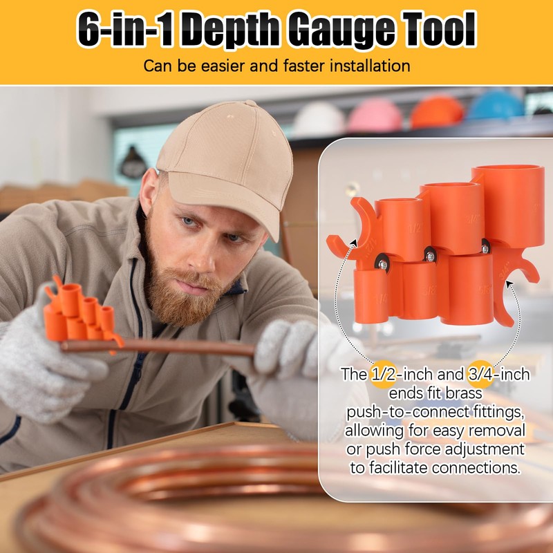 Dreyoo 1/4" to 1-5/8" Metal Pipe Reamer for Copper/PVC Pipe,