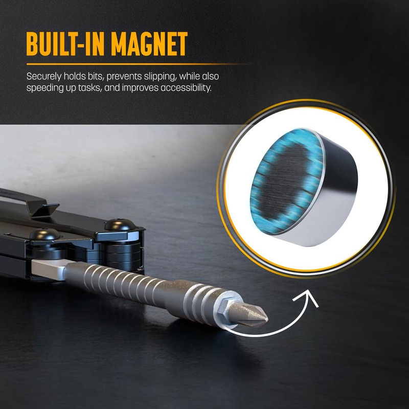 Galvanox Flat-end Bit Driver Extender and Hex Adapter Designed for