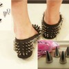 100pcs Screw Back Bullet Stud Spike Belt Bag Leather Craft
