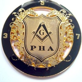 Equinox MR Metal 3.5.7 Masonic Master Mason Cut Out Prince Hall Affiliated Car Emblem Auto Badge