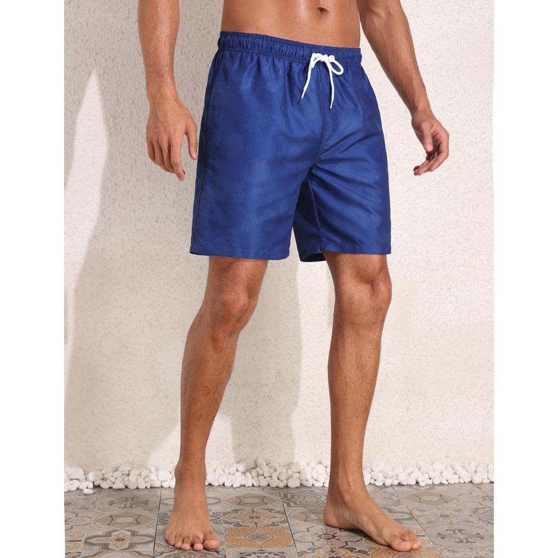 Nonwe Men's Swim Trunks Quick Dry Classic Solid Bathing Suit