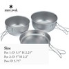 Snow Peak Titanium Cookware (3-Piece)