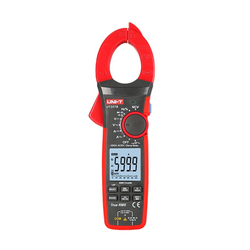 UNI-T UT207B - Medidor de abrazadera analógica, multímetro AC DC