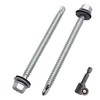 SKIR'CO (15 pcs) Zinc Plated Roofing Screws 6.3 x 90