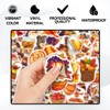 108 PCS Fall Stickers Pack, Autumn Pumpkin Maple Leaf Vinyl