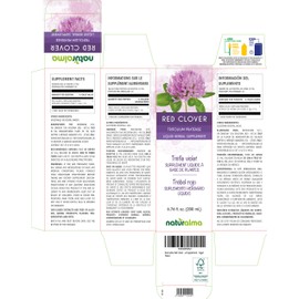 Naturalma Red Clover (Trifolium pratense) herb with Flowers Alcohol-Free Tincture - 6.76 fl oz Liquid Extract in Drops - Herbal Supplement - Vegan