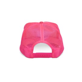 Electric Rainbow Baseball Cap for Men & Women - Adjustable Trucker Hats, Mesh Snapback - Comfortable Summer Pink Trucker Hat