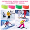 8pcs Ski Straps Fasteners, Adjustable Ski Wrap Straps Ski Bands