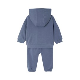 VERTBAUDET 30ft Indigo Baby Hooded Zip Up Sports Set + Jogging Suit