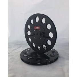 Studio ONE PAIR   New  7" Anodized Aluminum  metal Reel to Reels  Black