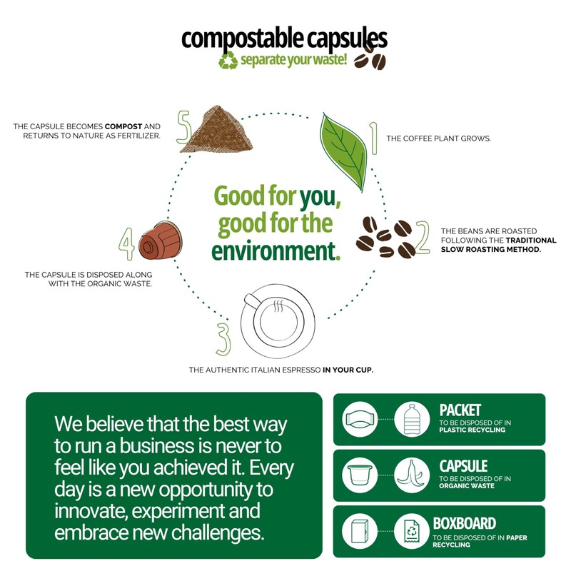 Caffe' Vergnano 1882 Medium Roast Espresso Original Line Machine Compatible