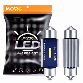 JWCARO 6418 LED Bulb,Super Bright White 36mm LED Festoon Bulb Canbus Error Free 6411 LED Car Bulb 12v 6SMD Chipsets Interior Car Dome Map Light License Plate Glove Box Courtesy Light 2Pcs…