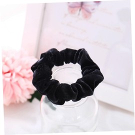 FOMIYES 10pcs Plush Hair Fabric Hair Ties for Women and Girls Seamless High-stretch Ponytail Holders Mixed Colors