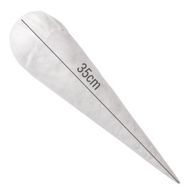 School Cone Cushion Filling 35 cm Large Pillow Filling for Girls Boys Cone Shape Bag Insert for Sugar Cone Filling Made of Cotton Wool, Large Bags Cushion Insert Instead of Cardboard Blank [149]