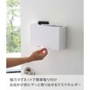 Yamazaki 5443 Two-Way Mask Storage Case, White, Approx. W 8.7