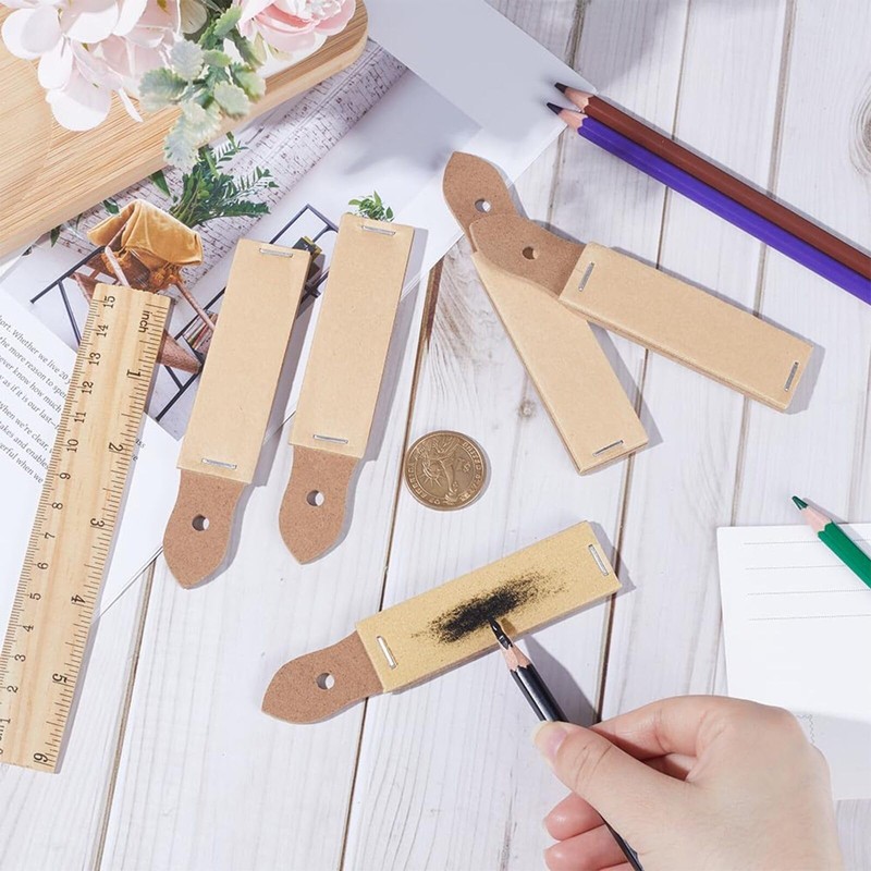 5PCS Sketch Sandpaper Pencil Pointer Sketch Drawing Tool Pencil Sharpener