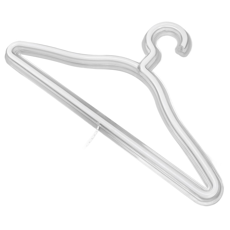 Coat Hanger LED Neon Sign Decorative Wall Hanging Sign for