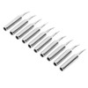 10Pcs Solder Iron Tip Brass Internal Heating Lead Free Soldering