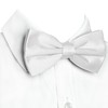 RBOCOTT White Pre-tied Bow Tie Adjustable Bowtie for Men(26)