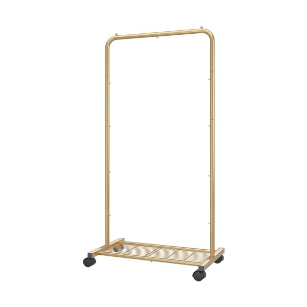 Simple Trending Simple Trending Standard Clothes Garment Rack, Clothing Rolling