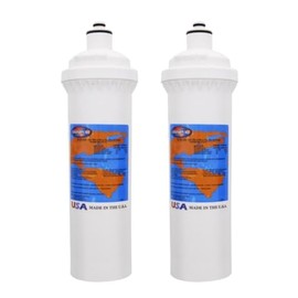 IPW Industries Inc-Omnipure - (ELF 5M-KDF-P) - 12.5" x 4" ELF-Series 5 Micron Carbon Block with KDF-55 & Phosphate Filter; Scale Inhibitor 2 Pack