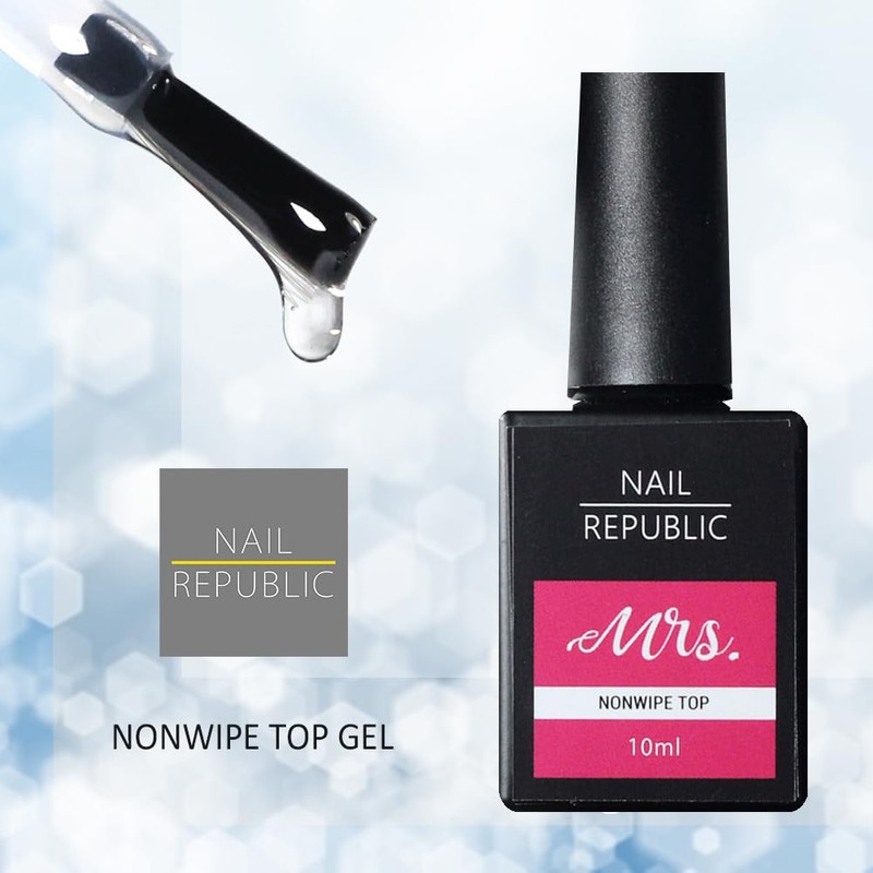 Top Gel Mrs. Non-Wiping Top Gel, 0.3 fl oz (10