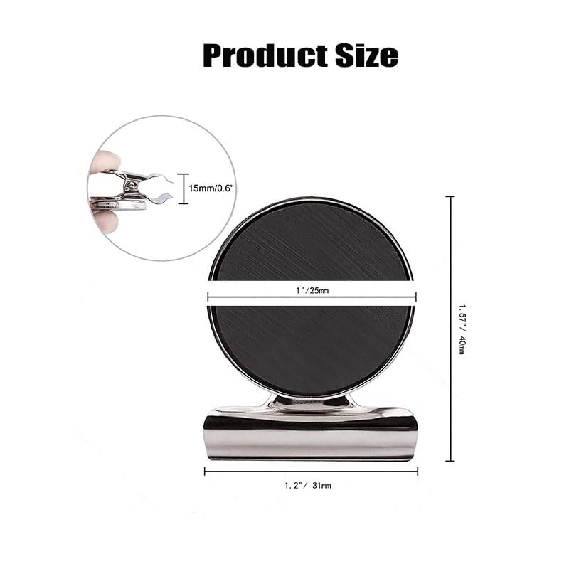 20Pcs Strong Magnetic Clips for Refrigerator, Heavy Duty Fridge Magnets