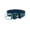 Sergio Tacchini Men's Genuine Leather Belt Rectangular Buckle Nickel Free