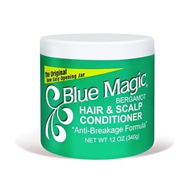Blue Magic Bergamot Hair & Scalp 12 Ounce Jar (354ml) (2 Pack)