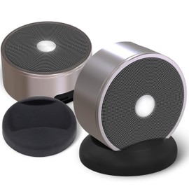 Long Run Technologies Stereo Bluetooth Speakers - Wireless Computer Speaker for Desktop Laptop PC for Boys & Girls Sister Brother Mom & Dad - Bluetooth Stereo Speakers Home Theater Gaming Rose Gold