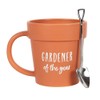 something different Gardener of the Year Mug & Sppon Gift