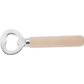 Westmark 100822E3 Woody Bottle Opener Length 14.1 cm Wood/Steel Light Brown/Silver Set of 2