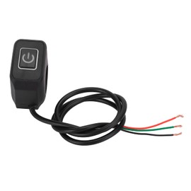 Yctze Handlebar Switch 22 mm Motorcycle Handlebar Switch Control Button Waterproof Universal for Headlights, Motorcycle Light Switch, ATV Light Switch, Bicycle Headlight Switch, Motorcycle Horn Button