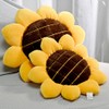 3D Sunflower Flower Floor Pillow Seating Cushion Mat Sunflower Throw