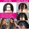 Homgoss Highlight U Part Wigs For Women, 200% Density FB30