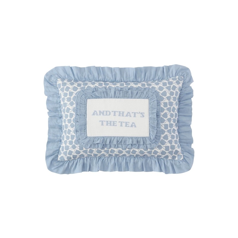 Peri Home The Tea Decorative Accent Throw Pillow, Blue