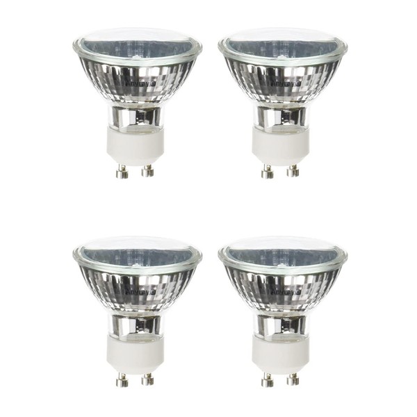 Anyray (4)-Halogen Bulbs Compatible for QP136 Range Hood 35W MR-16 GU10 120V 35-Watts Light Bulbs