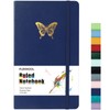 FLEEKOOL Classic Lined Journal Notebook, Hardcover Leather Journals for Women