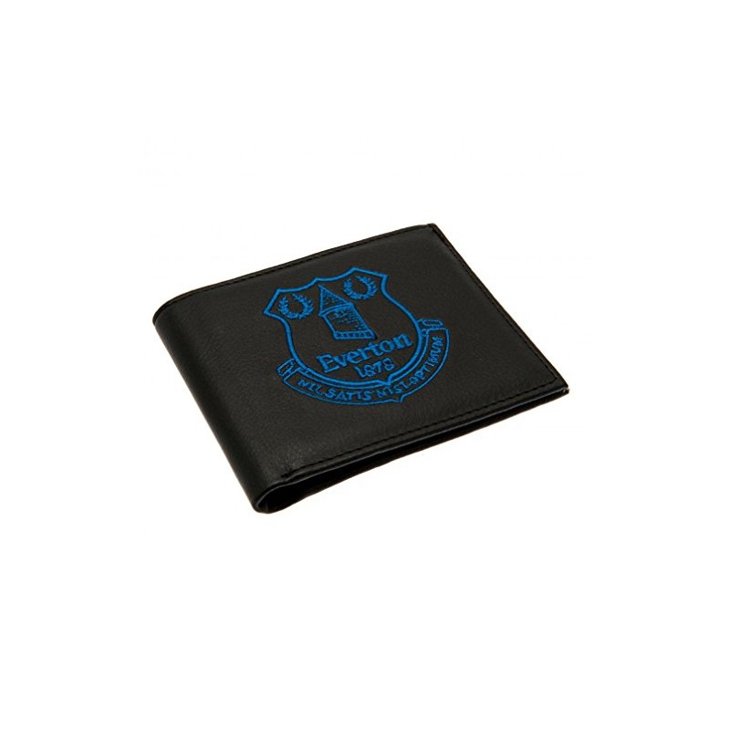 Everton Crest Embroidered PU Leather Wallet - Multi-Colour