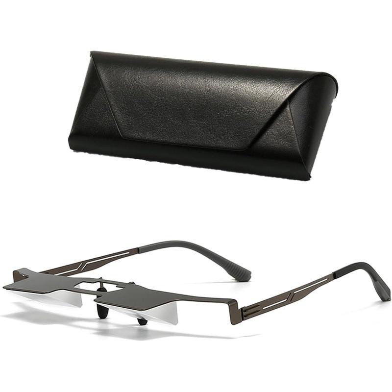 Lazy Glasses Laying Down Light-weight Prism Glasses Relaxer when Reading