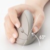 Digio2 Z4513 Mini Ergonomic Wireless Mouse, Quiet, 5 Buttons, BlueLED,