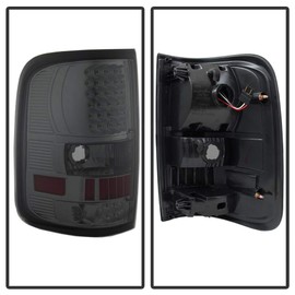 ACANII - For Smoked 2004 2005 2006 2007 2008 Ford F150 LED Tail Lights Brake Lamps Left+Right